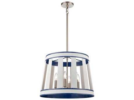 Elk Home 6-Light Ocean Blue White Pendant