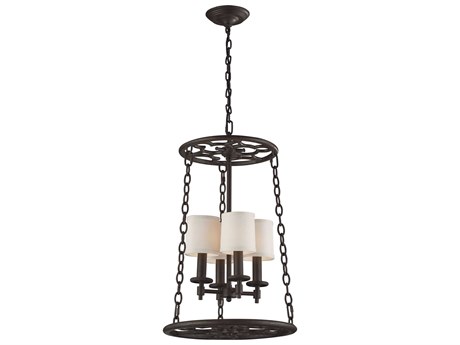 Elk Home Ironton 4-Light Vintage Rust Brown Empire Chandelier