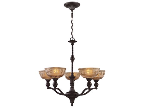 Elk Home Norwich 5-Light Oiled Bronze Chandelier
