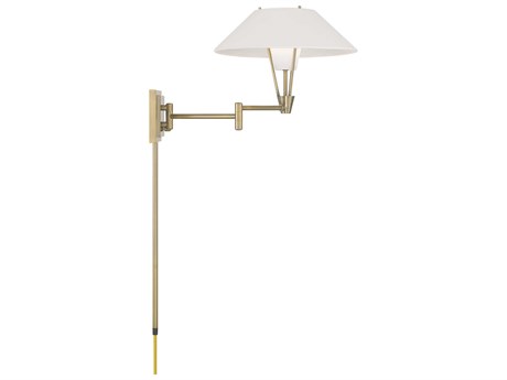 Elk Home Cody 1-Light Antique Brass Swing Wall Sconce
