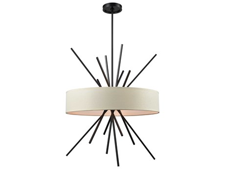 Elk Home Xenia 5-Light Oil Rubbed Bronze Drum Sputnik Pendant