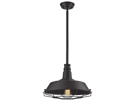 Elk Home Warehouse Pendant 1-Light Oil Rubbed Bronze Bowl