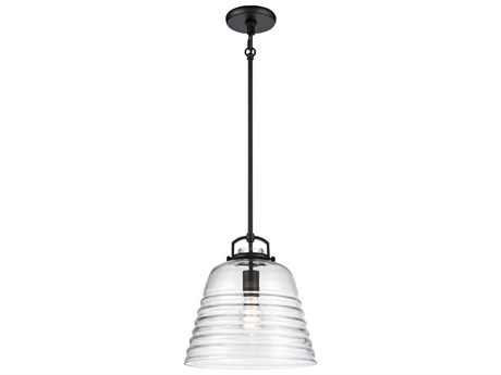 Elk Home 1-Light Matte Black Glass Mini Pendant