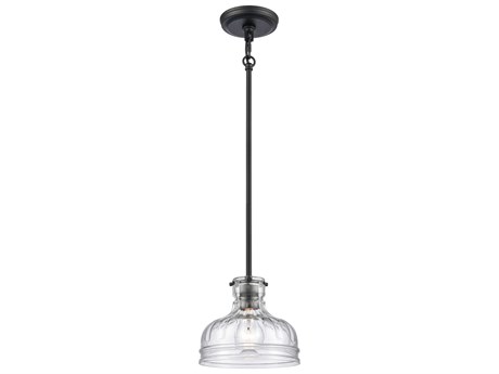 Elk Home 1-Light Matte Black Glass Mini Pendant