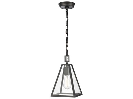 Elk Home 1-Light Matte Black Glass Mini Pendant