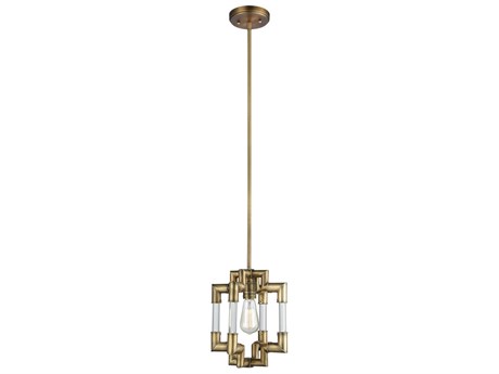 Elk Home Brandon 1-Light Classic Brass Mini Pendant