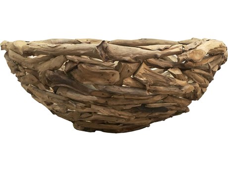 Elk Home Natural Loch Decorative Bowl