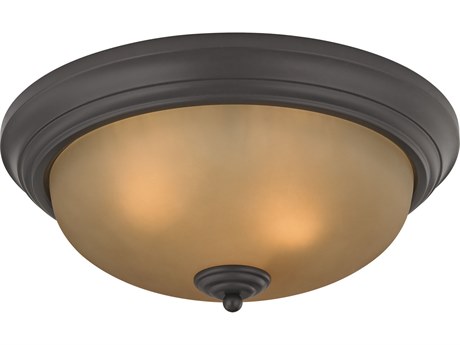 Elk Home Huntington 3-Light Oil Rubbed Bronze Traditional Flush Mount