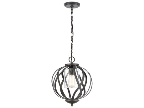 Elk Home Daisy 4-Light Midnight Bronze Glass Globe Mini Pendant