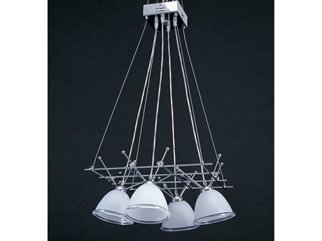 Elk Home 4-Light Chrome Bell Chandelier