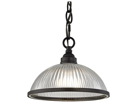 Elk Home Liberty Park 1-Light Oil Rubbed Bronze Dome Pendant