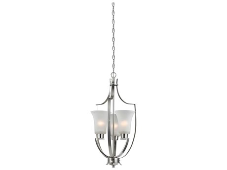 Elk Home Foyer 3-Light Brushed Nickel Bell Chandelier