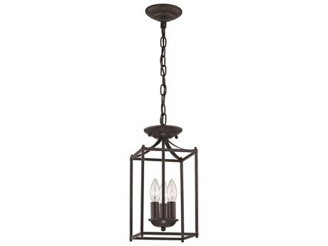 Elk Home 3-Light Oil Rubbed Bronze Glass Mini Pendant