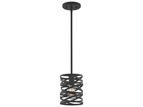 Elk Home Vorticy 1-Light Oil Rubbed Bronze Cylinder Mini Pendant