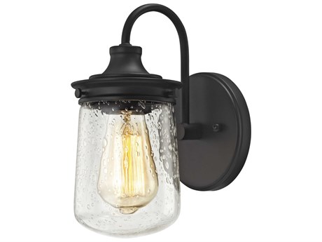 Elk Home Hamel 1-Light Oil Rubbed Bronze Glass Wall Sconce