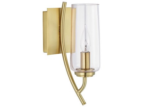 Elk Home Tulip 1-Light Satin Brass Wall Sconce