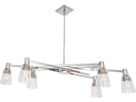Elk Home Carnival 6-Light Polished Nickel Island Pendant