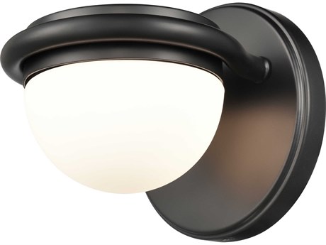 Elk Home 1-Light Matte Black Glass LED Wall Sconce