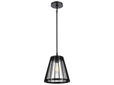 Elk Home 1-Light Matte Black Glass Mini Pendant