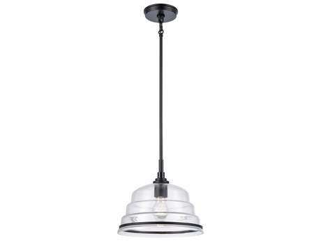 Elk Home 1-Light Matte Black Glass Mini Pendant