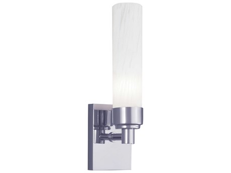 Elk Home Alex 1-Light Chrome Splashed Opal Wall Sconce