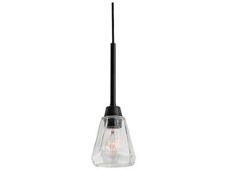 Elk Home Arctic 1-Light Acid Dipped Black Mini Pendant