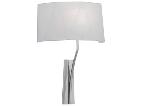 Elk Home Diamond 1-Light Polished Nickel Wall Sconce