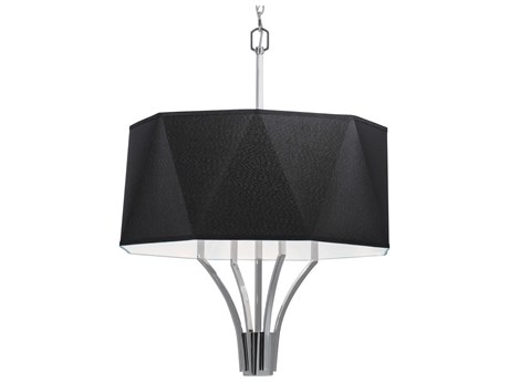 Elk Home Diamond 4-Light Polished Nickel Black Pendant