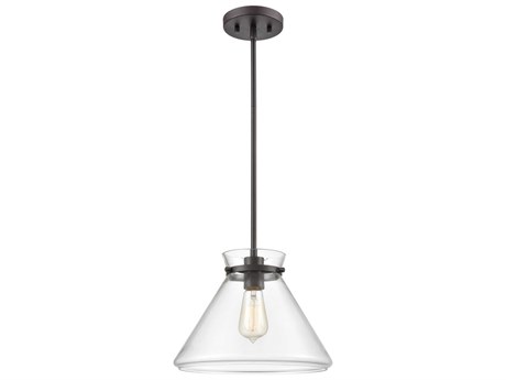 Elk Home Mickley 1-Light Oil Rubbed Bronze Clear Glass Mini Pendant