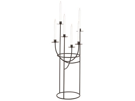 Elk Home Friends Matte Black Candle Holder