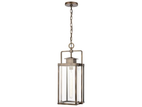 Elk Home Crested Butte 1 - Light Glass Industrial Outdoor Hanging Light