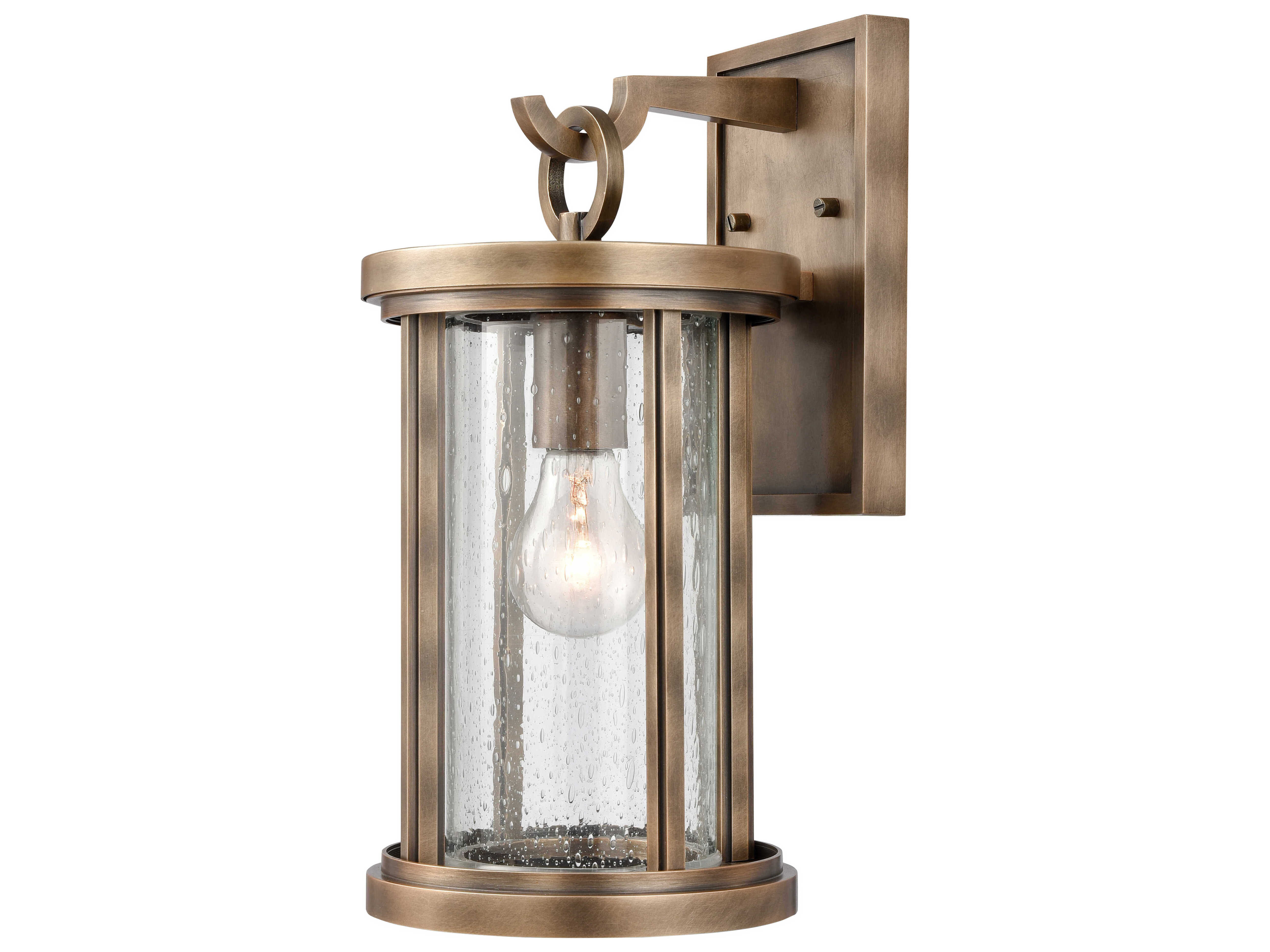 Elk Home Brison Vintage Brass 1-light Outdoor Wall Light | EK893901