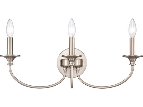 Elk Home Cecil 3-Light Brushed Nickel Vanity Light