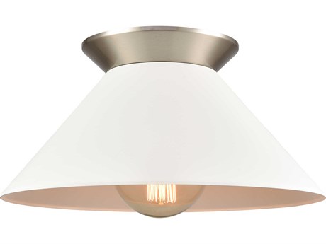 Elk Home Cavendish 1-Light Brushed Nickel Semi Flush Mount