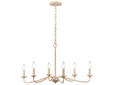 Elk Home Ellisville 6-Light Antique Cream Off White Island Pendant