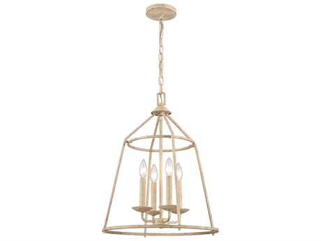 Elk Home Ellisville 4-Light Antique Cream Off White Candelabra Chandelier