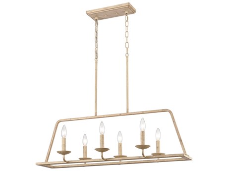 Elk Home Ellisville 6-Light Antique Cream Off White Island Pendant