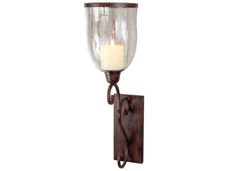 Elk Home Clear Rustic Montana Wall Sconce