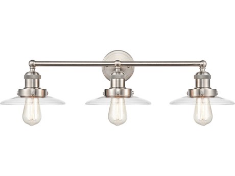 Elk Home English Pub 3-Light Satin Nickel Vanity Light