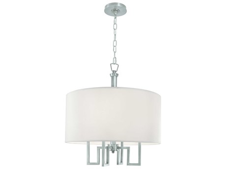 Elk Home Maya 4-Light Polished Nickel Candelabra Drum Chandelier