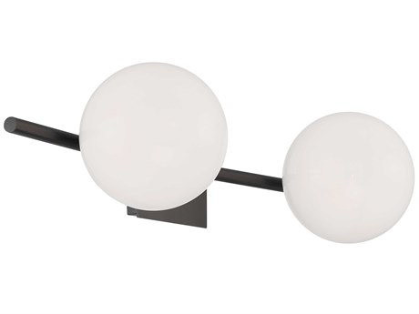 Elk Home Perch 2-Light Acid Dipped Black Vanity Light