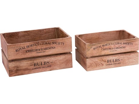 Elk Home Brown Black English Bulbs Boxes Set of 2