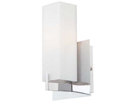 Elk Home Moderno 1-Light Chrome Glass Wall Sconce