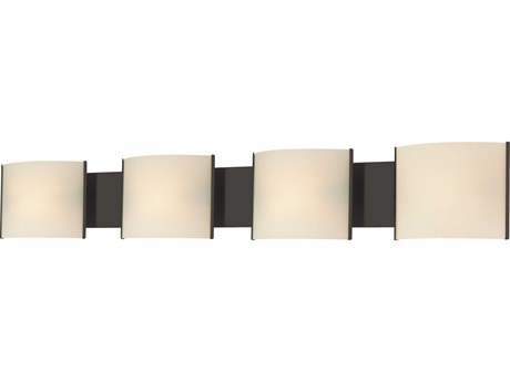 Elk Home Pannelli 4-Light Oil Rubbed Bronze Glass Vanity Light