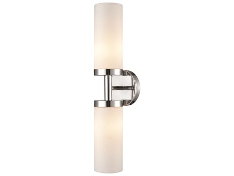 Elk Home 2-Light Chrome Glass Wall Sconce