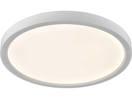Elk Home Titan White Round Flush Mount
