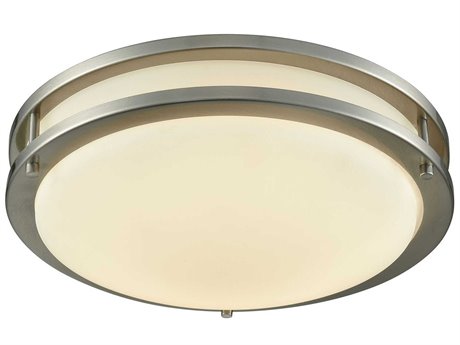 Elk Home Clarion 1-Light Brushed Nickel Flush Mount