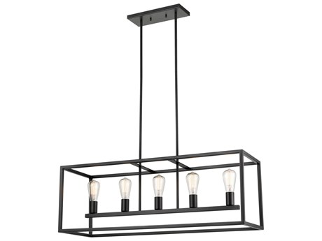 Elk Home Williamsport 5-Light Oil Rubbed Bronze Black Island Pendant