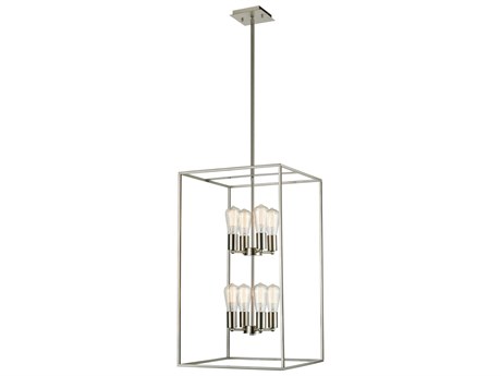 Elk Home Williamsport 8-Light Brushed Nickel Pendant