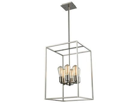 Elk Home Williamsport 6-Light Brushed Nickel Pendant